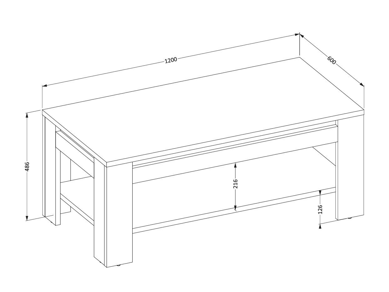 Sofabord Melmava 105