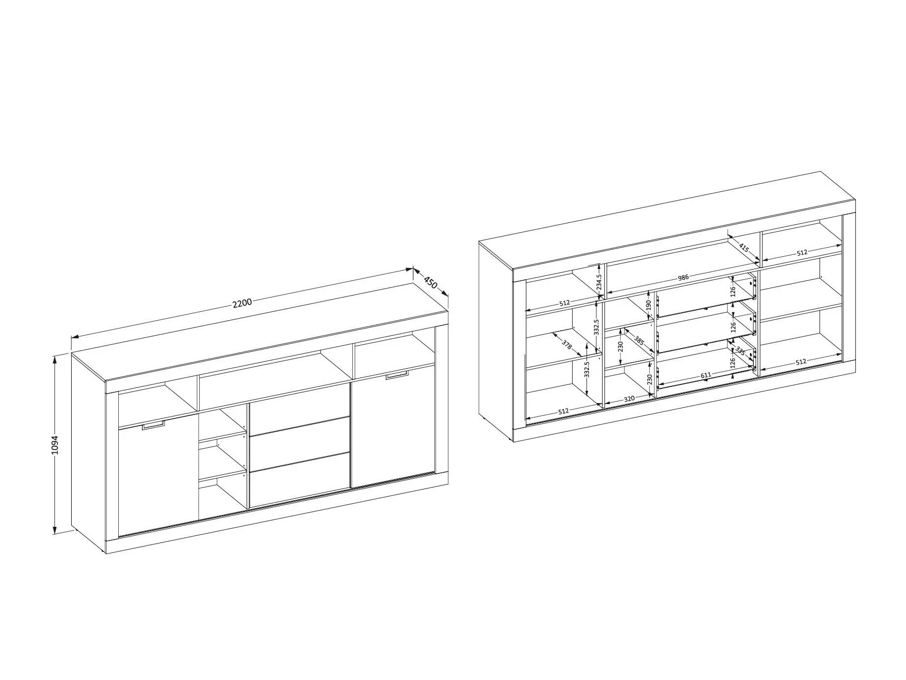 Stuemøbelsæt Melmava 106