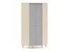 Hjørnegarderob Tortoli 100 (Grå)