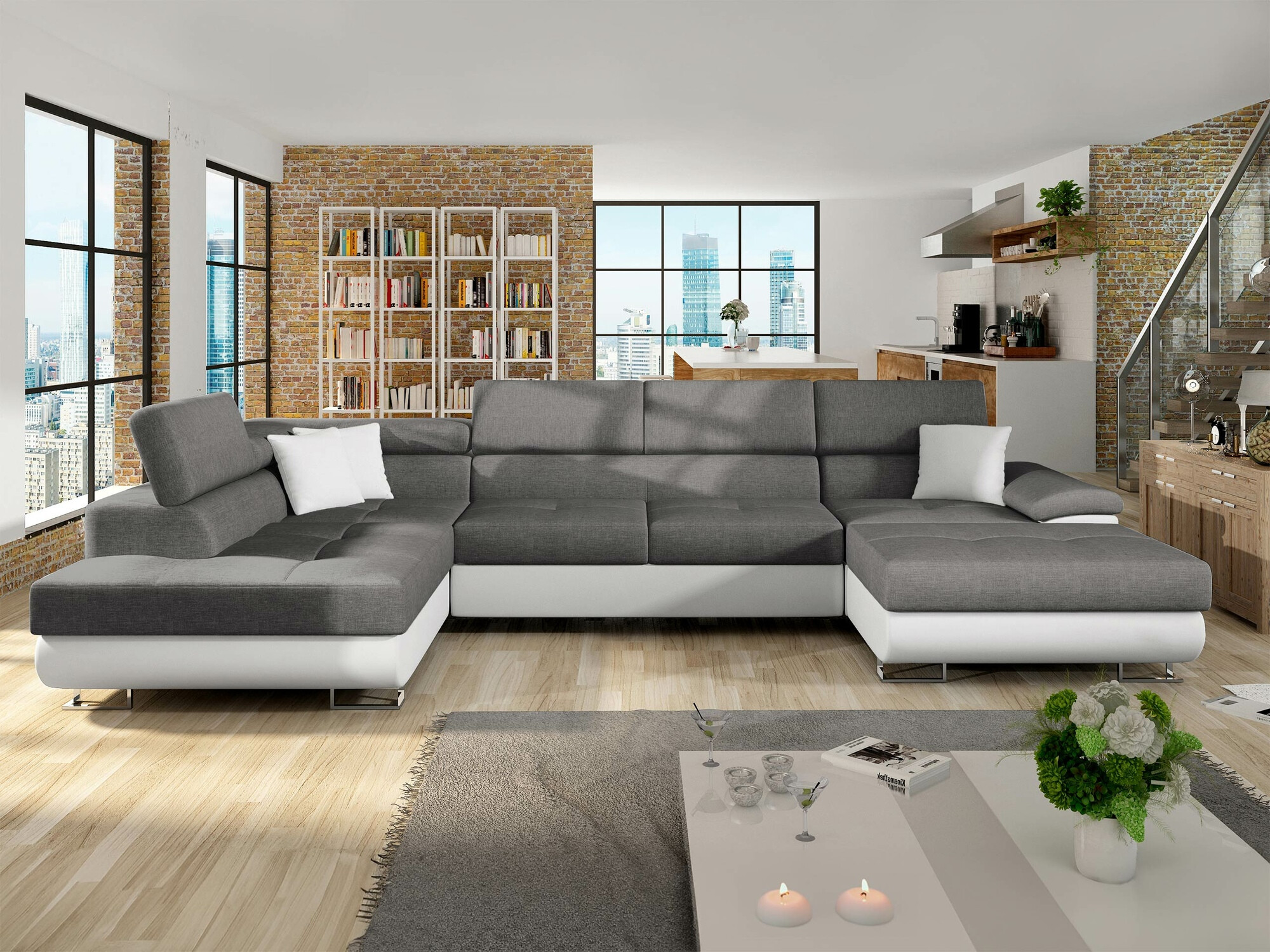 Hjørnesofa Comfivo Ruta IV (Soft 017 + Lux 05)
