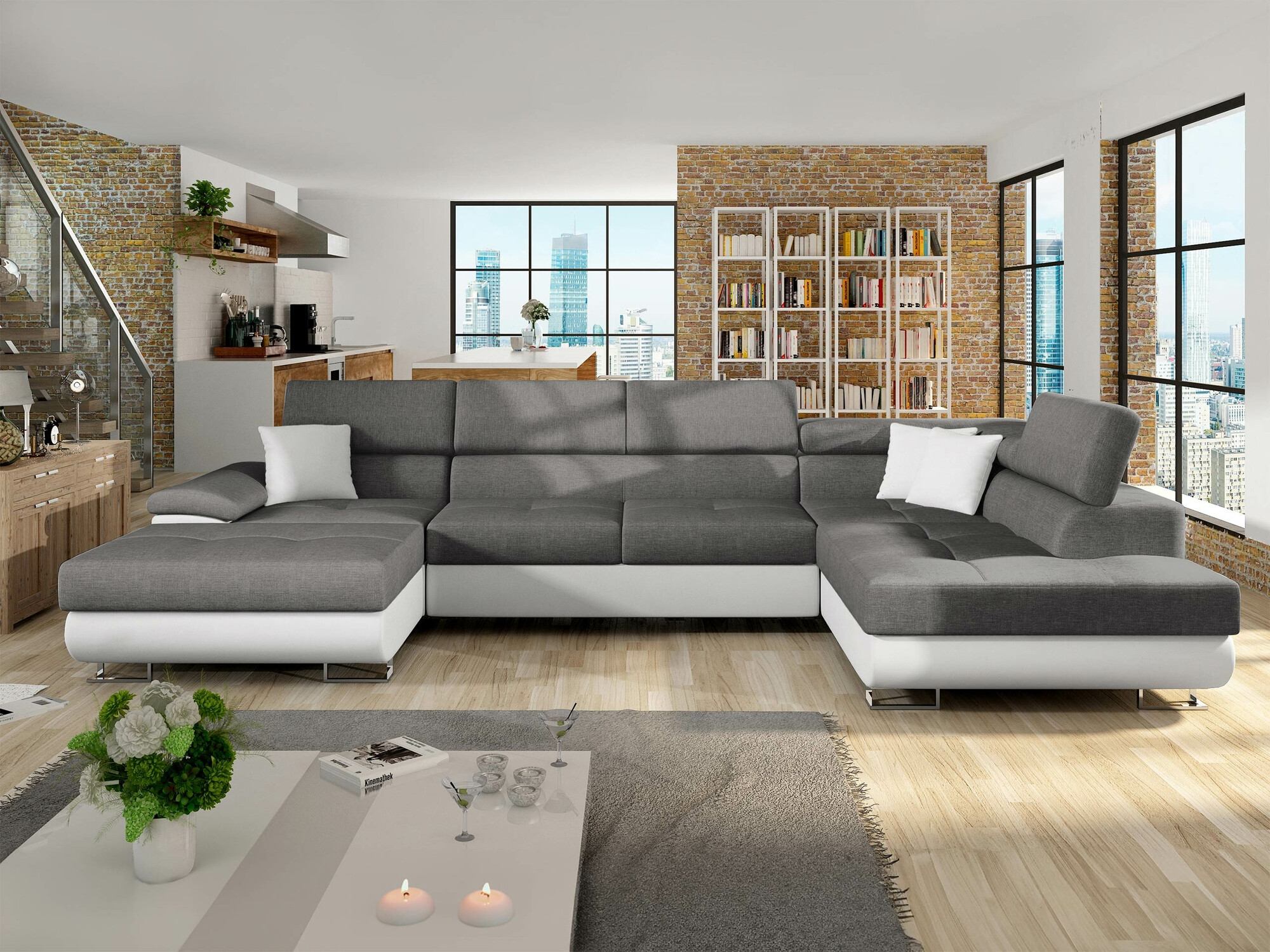 Hjørnesofa Comfivo Ruta IV (Soft 017 + Lux 05)