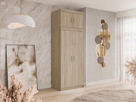 Garderobeskab Novduni 103 (Sonoma eg)