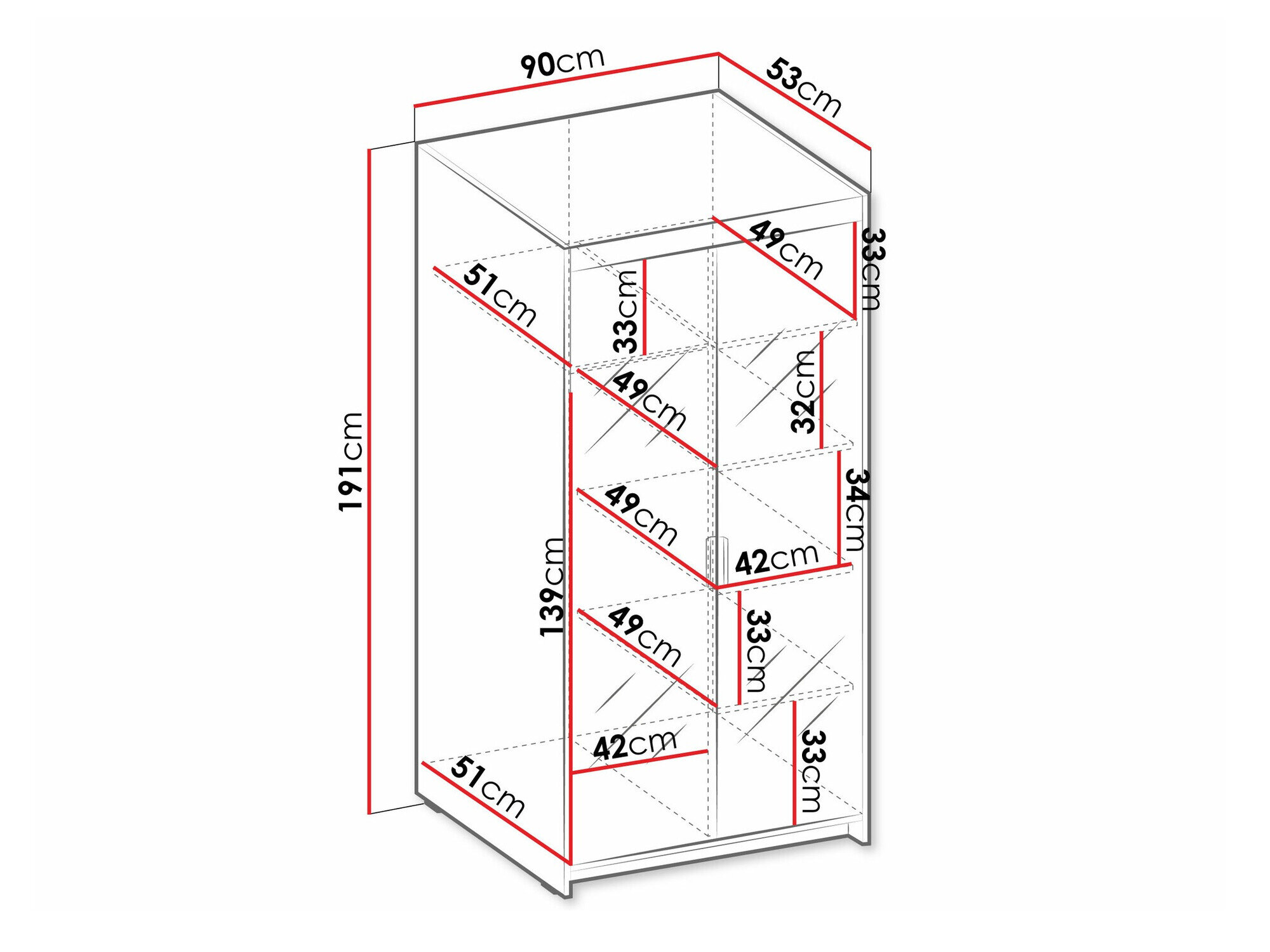 Garderobeskab Novduni 114 (Lefkas eg)