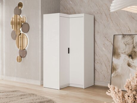 Hjørnegarderob Novduni 116 (Hvid)