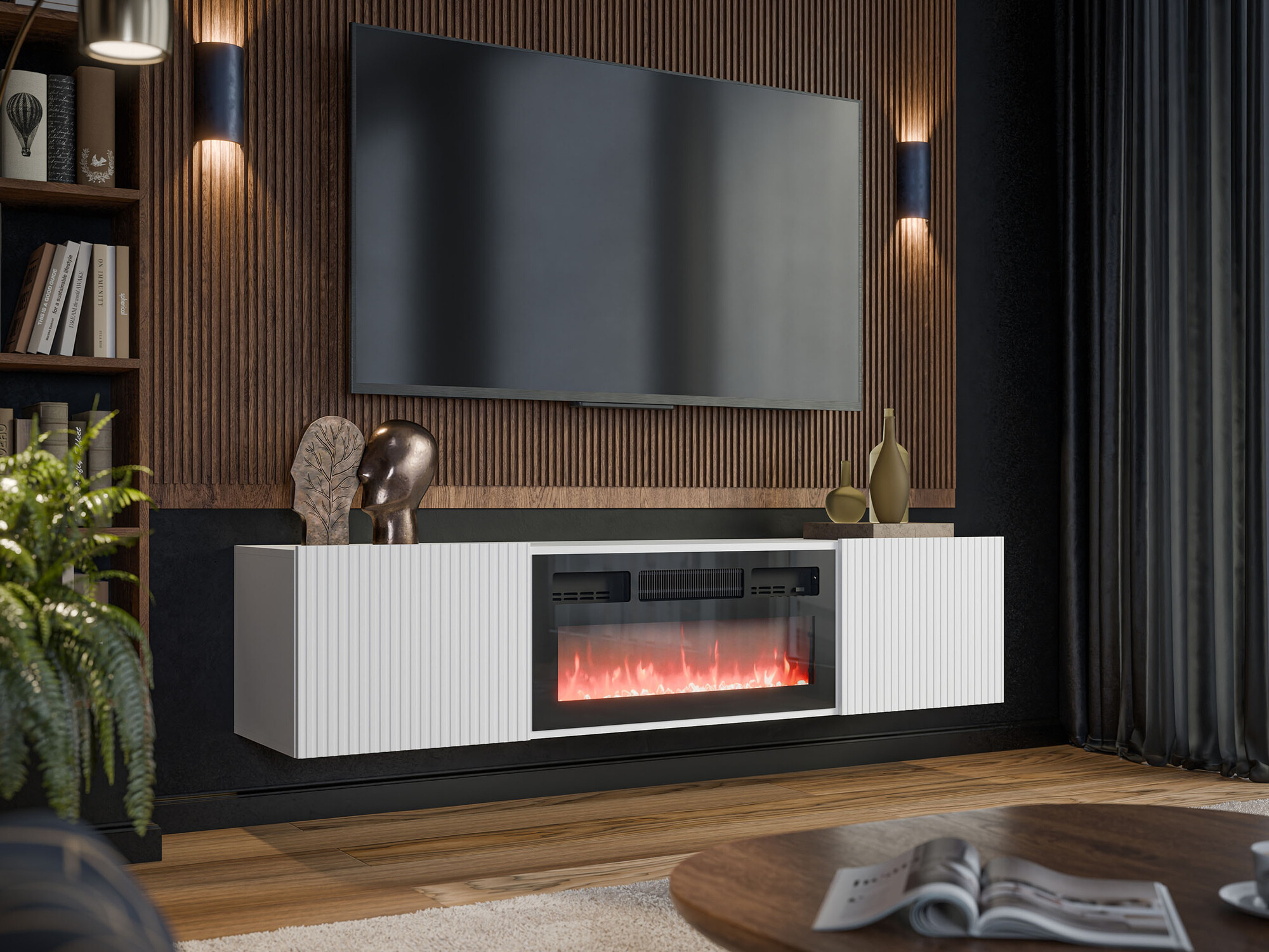 TV-bord Ratio (Hvid)
