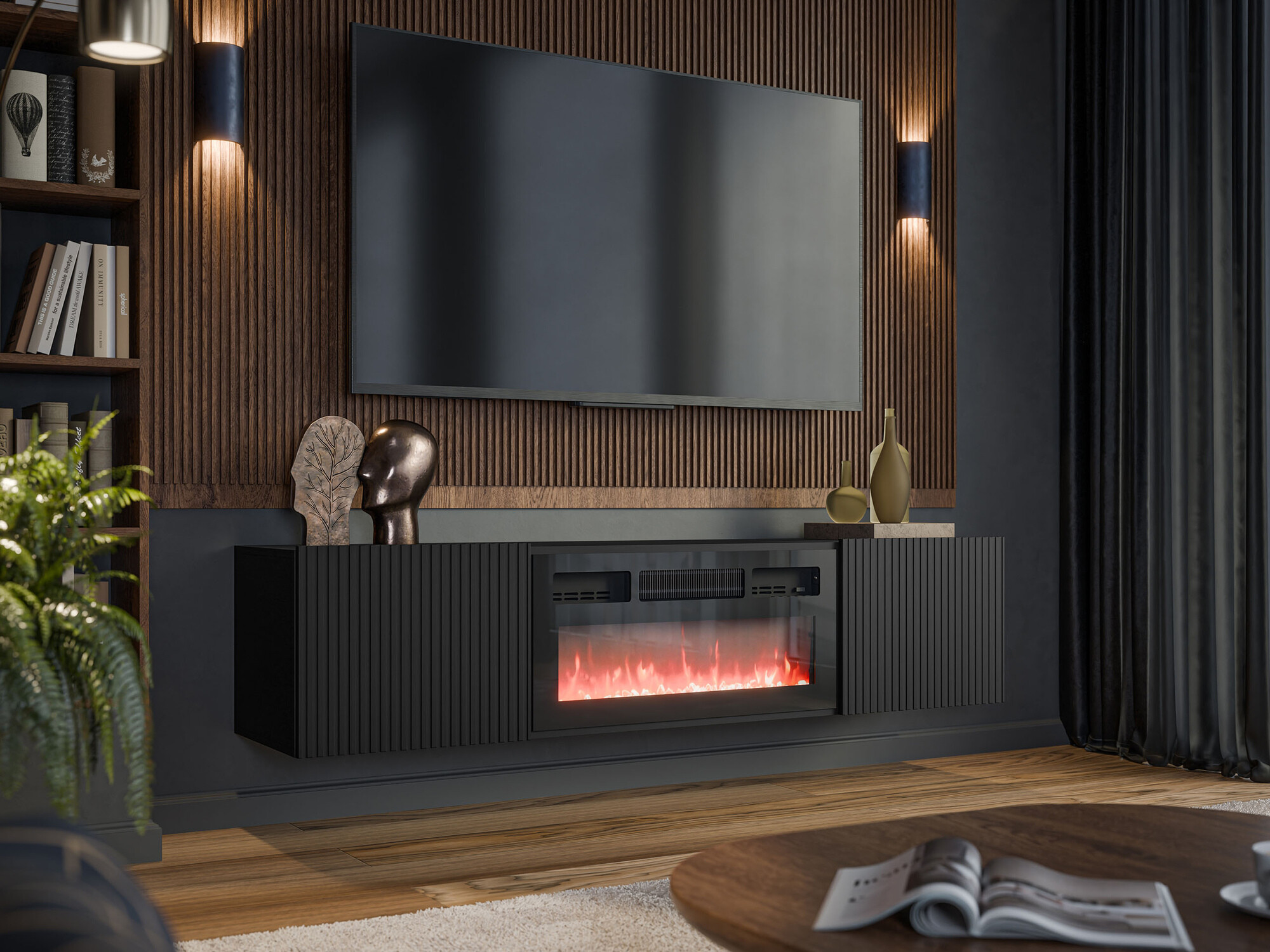 TV-bord Ratio (Sort)