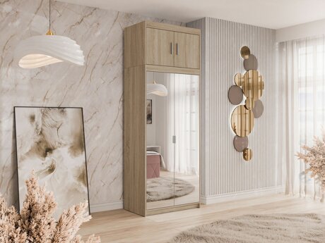 Garderobeskab Novduni 119 (Sonoma eg)