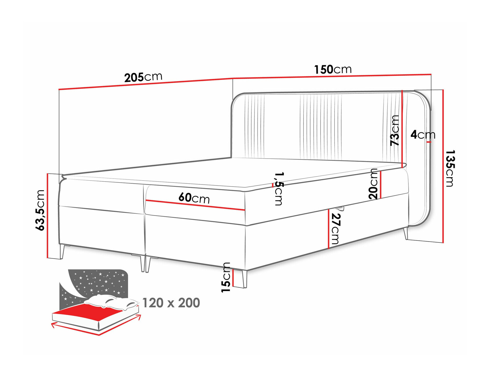 Kontinentalseng Baltimore 196 (Magic Velvet 2219)