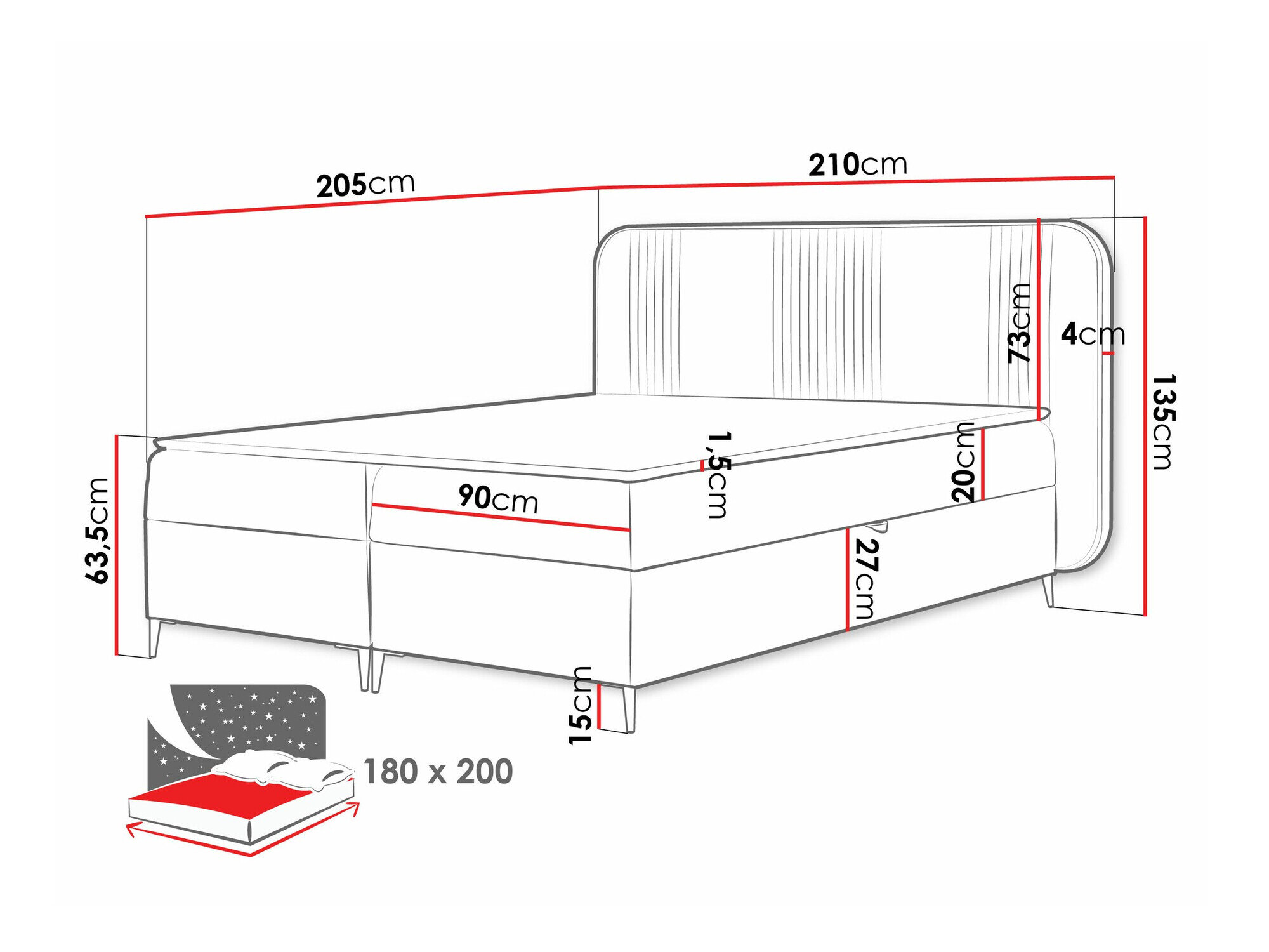 Kontinentalseng Baltimore 196 (Magic Velvet 2219)