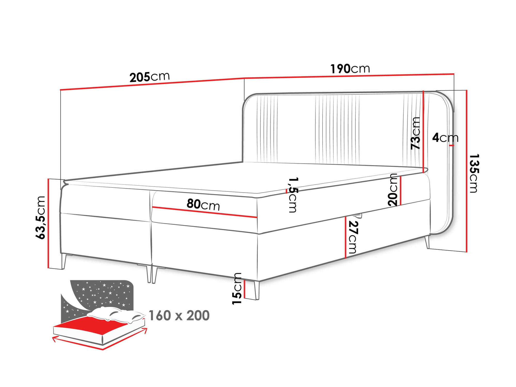 Kontinentalseng Baltimore 196 (Magic Velvet 2239)