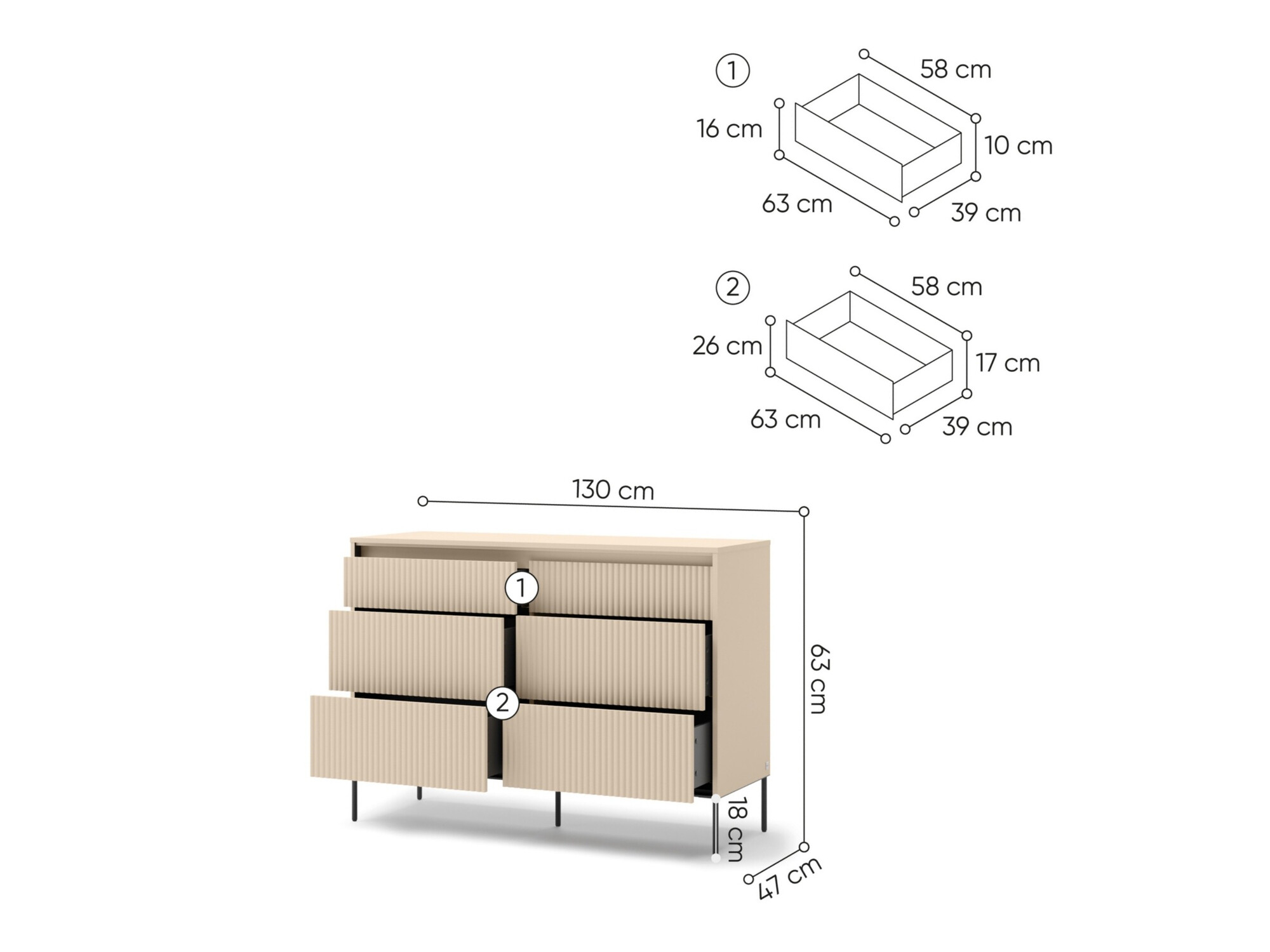 Kommode Lorfera 104