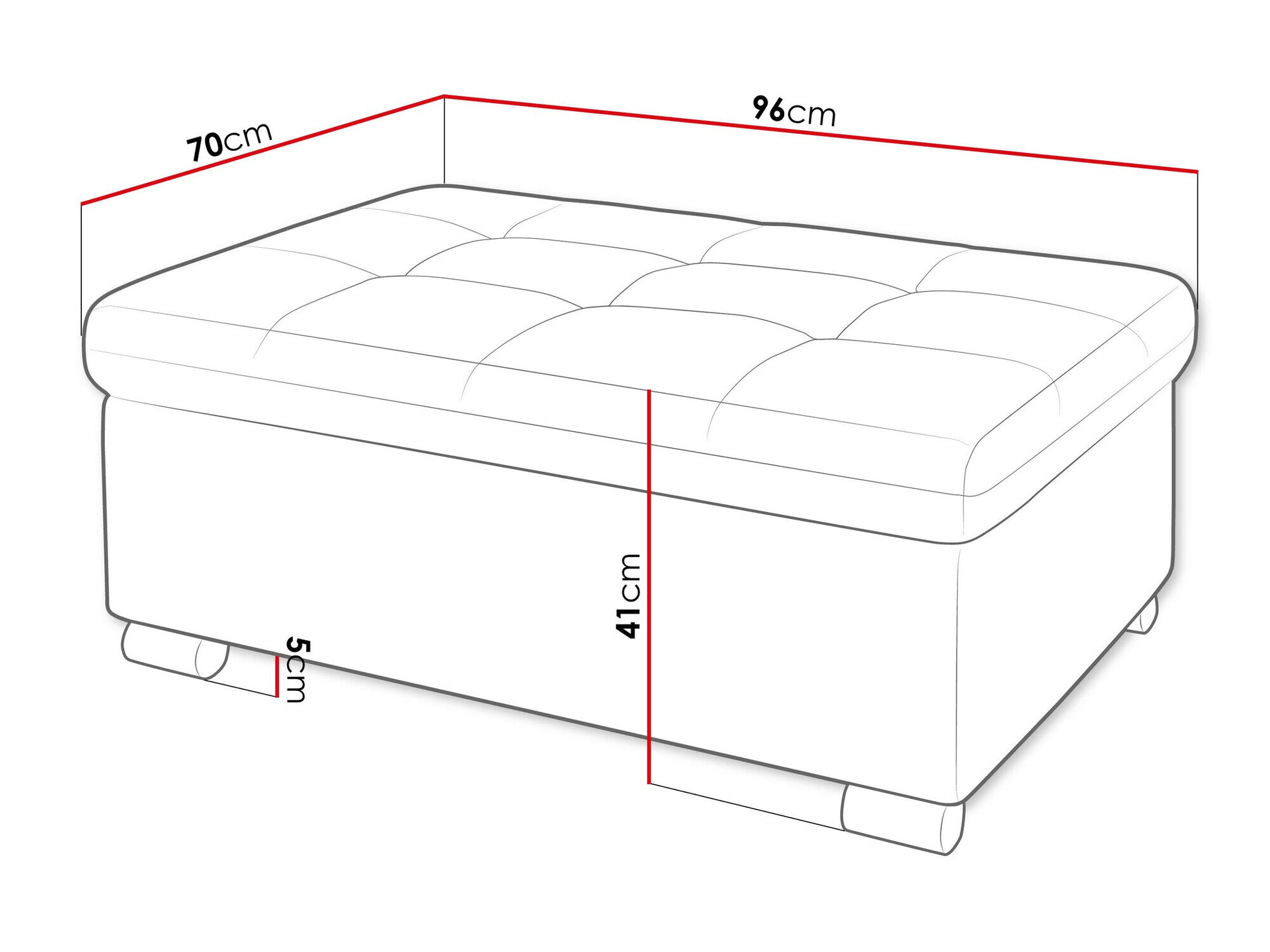 Polstret bænk Comfivo 118 (Clara 215.02)