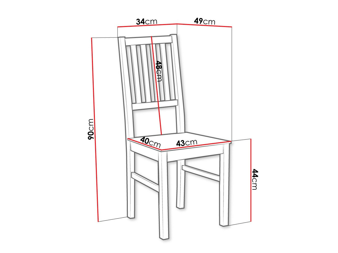 Stol Victorville 135 (Nød)