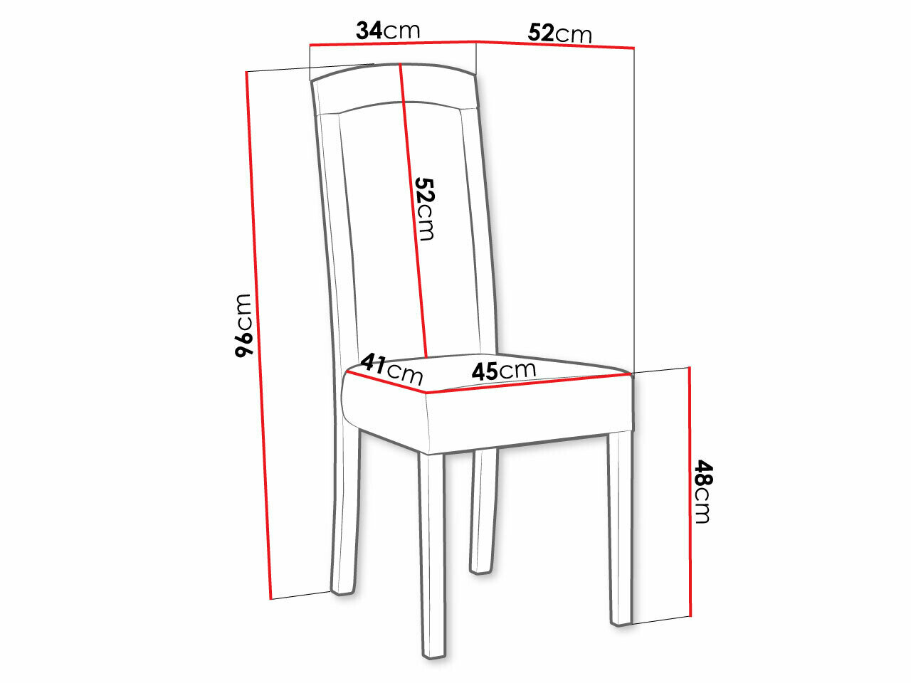 Stol Victorville 345 (Hvid)