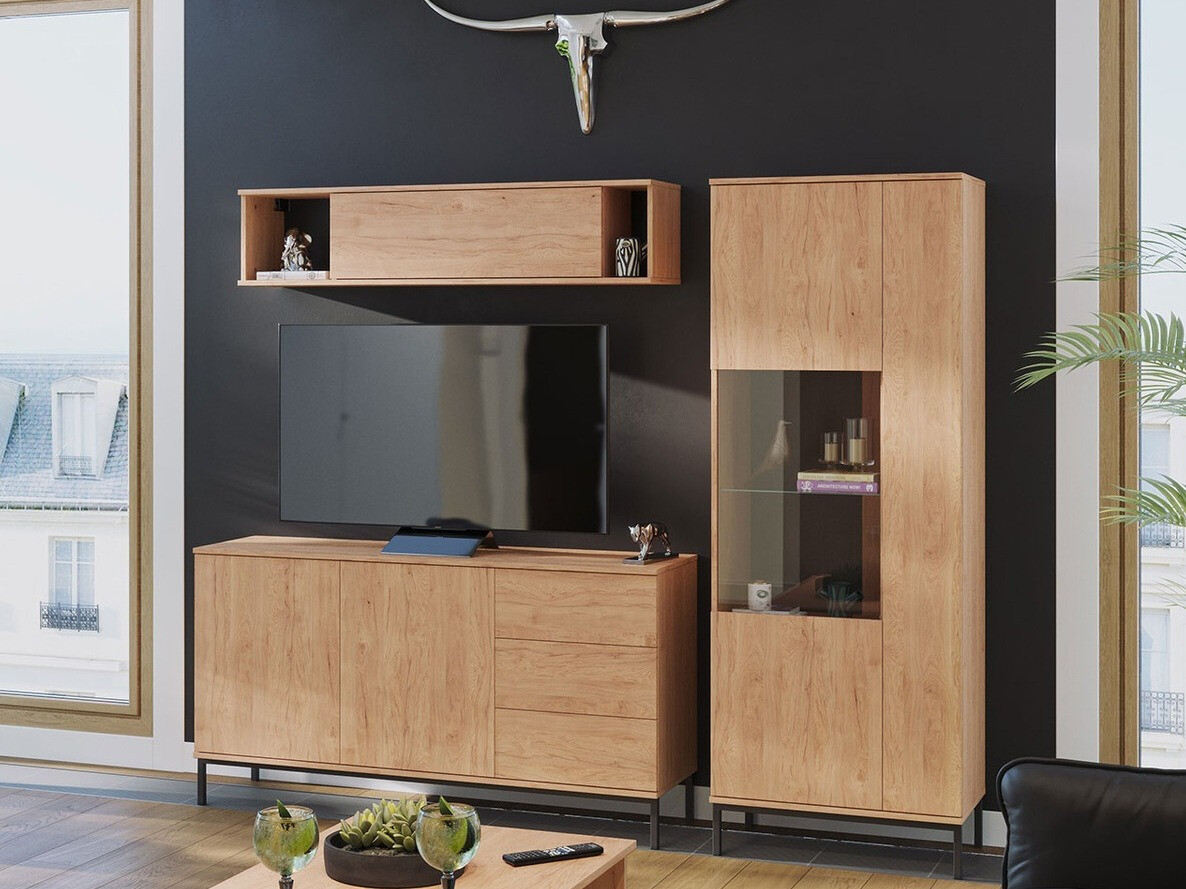 Stuemøbelsæt Lomsore 110 (Lyst træ)