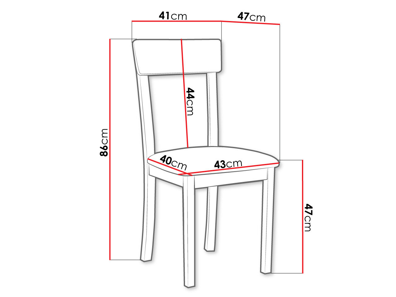 Stol Victorville 352 (Hvid)