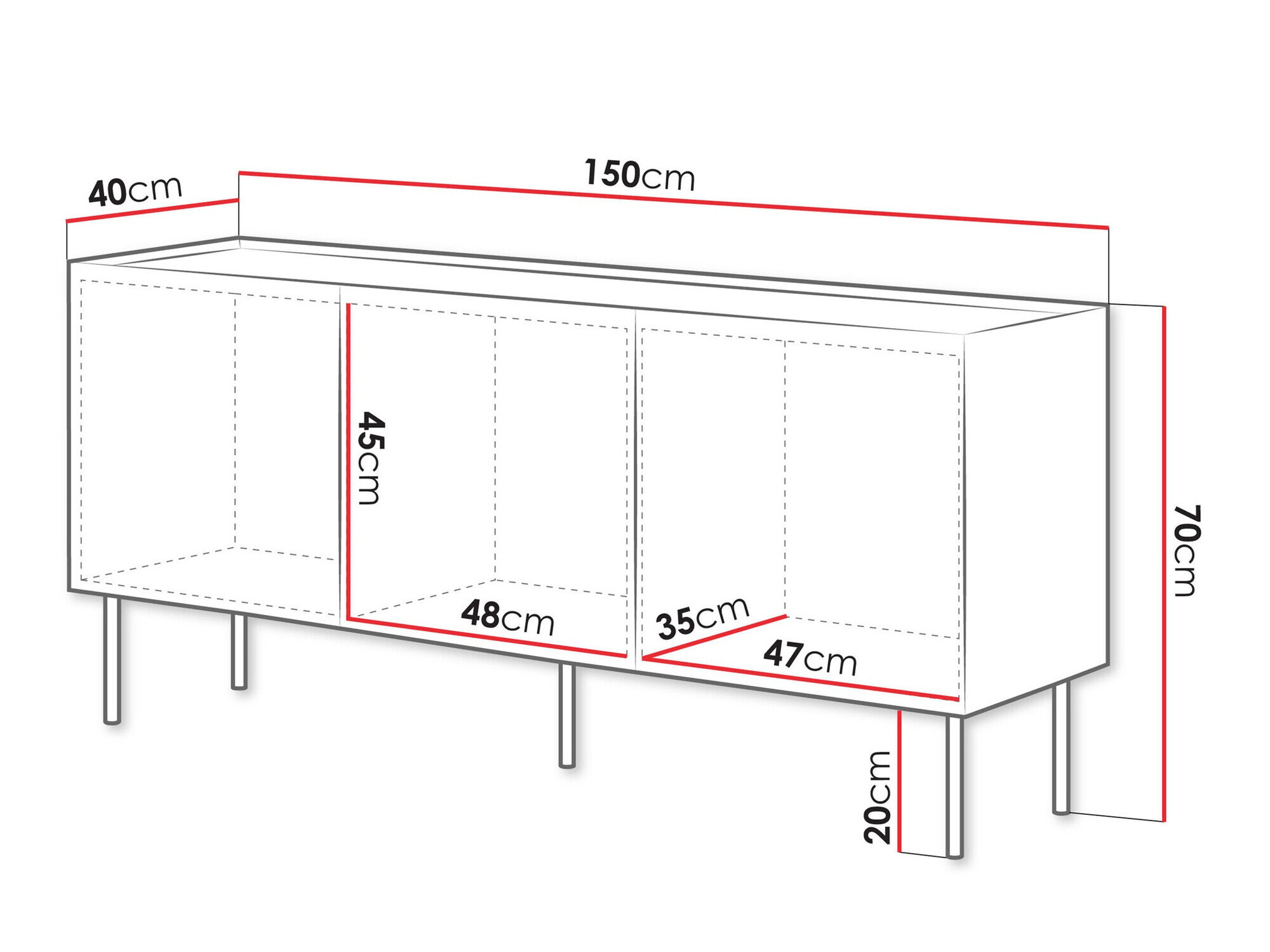 Skænk Melbela 104 (Kashmir + Egetræ)