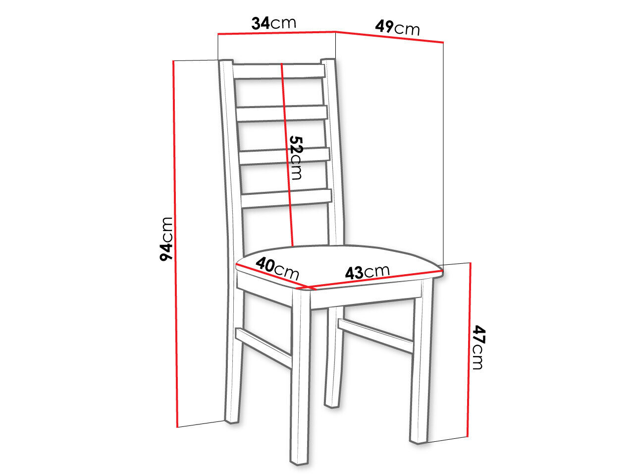 Stol Victorville 171 (Nød)