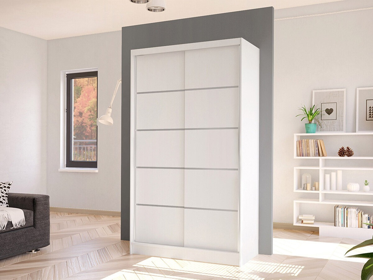 Garderobeskab Closico Fractor IV (Hvid)