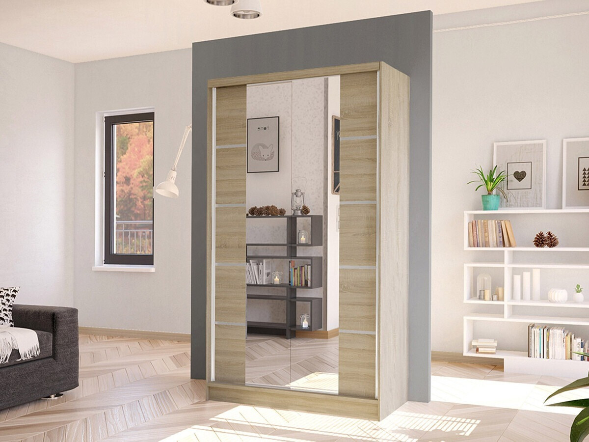 Garderobeskab Closico Fractor V (Sonoma eg)