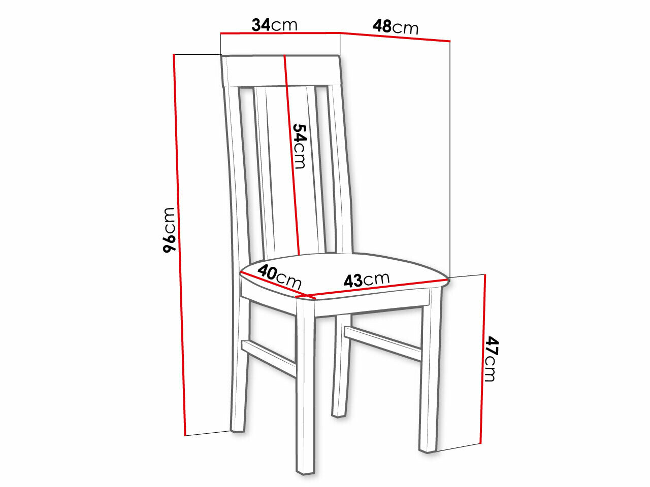 Stol Victorville 165 (Nød)