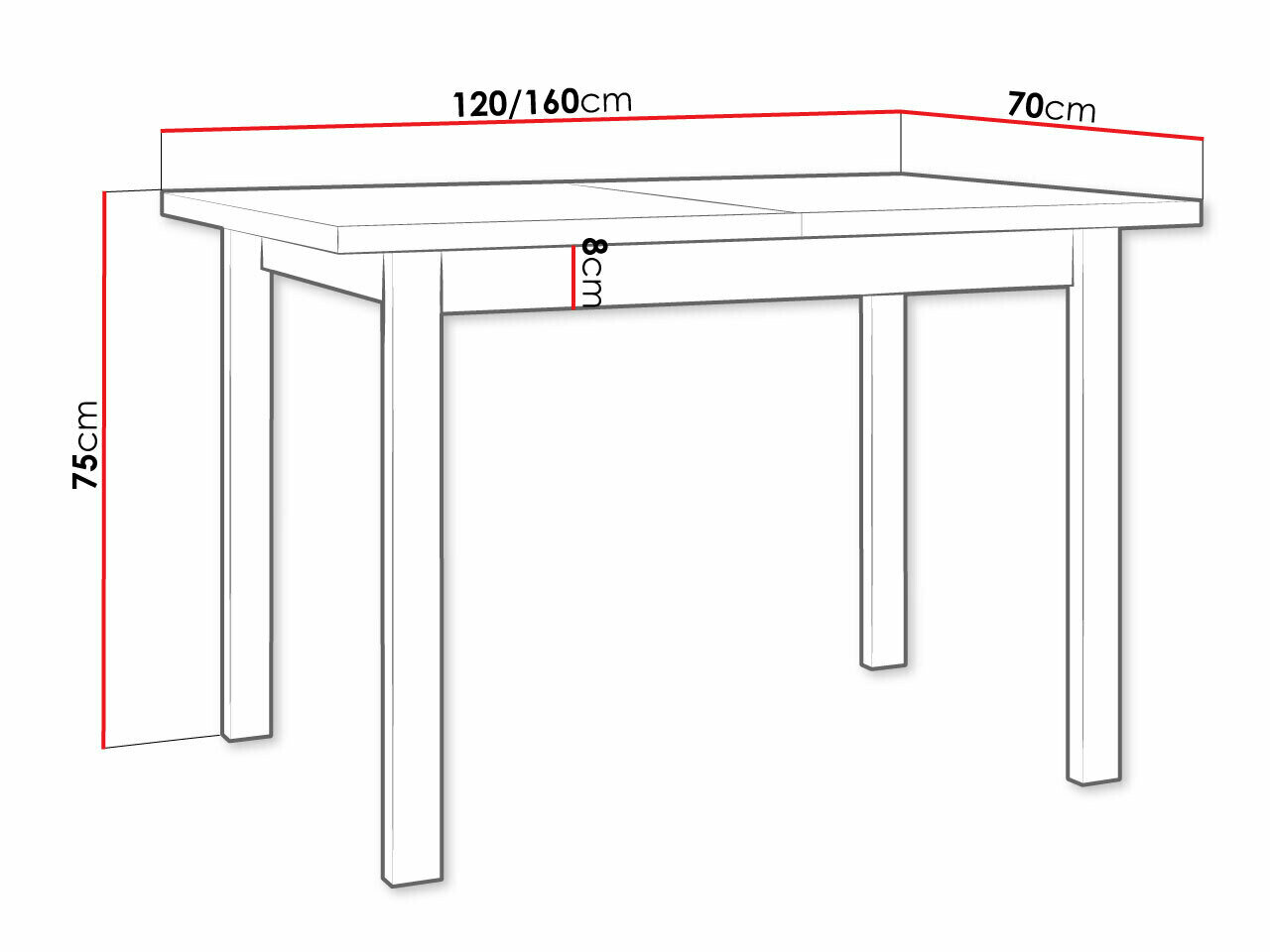Bord Victorville 111 (Sonoma eg)