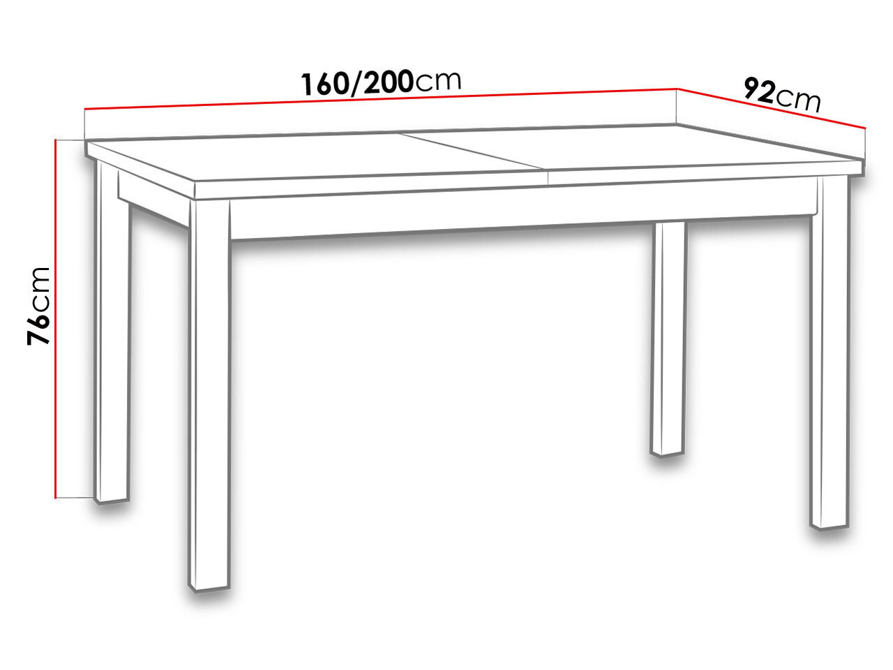 Bord Victorville 177 (Sonoma eg)