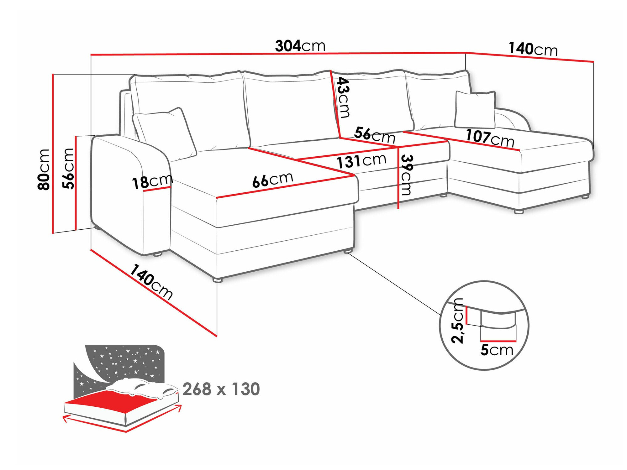 Hjørnesofa Comfivo 297 (Tatum 272 + Uttario Velvet 2979)
