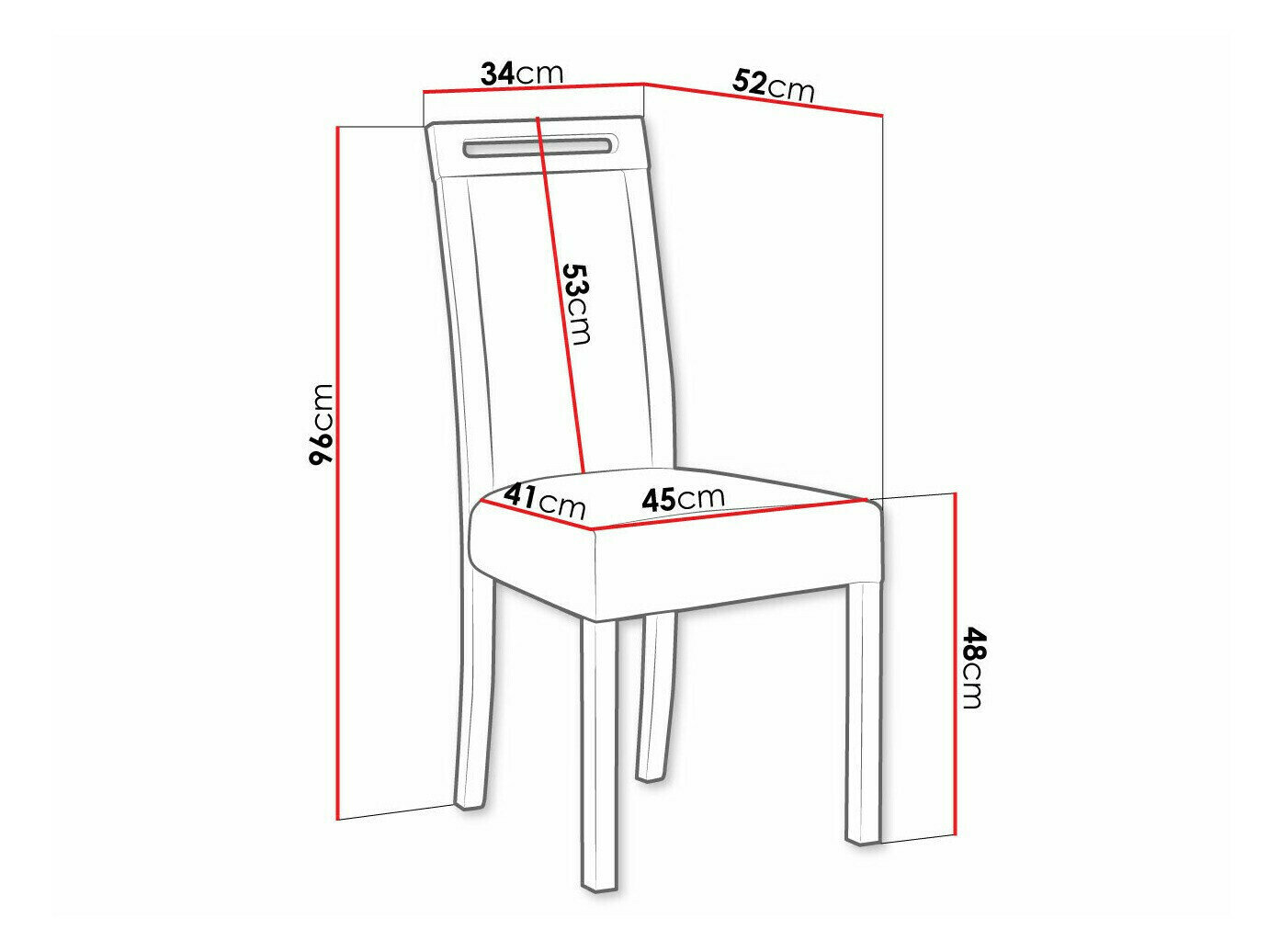 Stol Victorville 162 (Hvid)