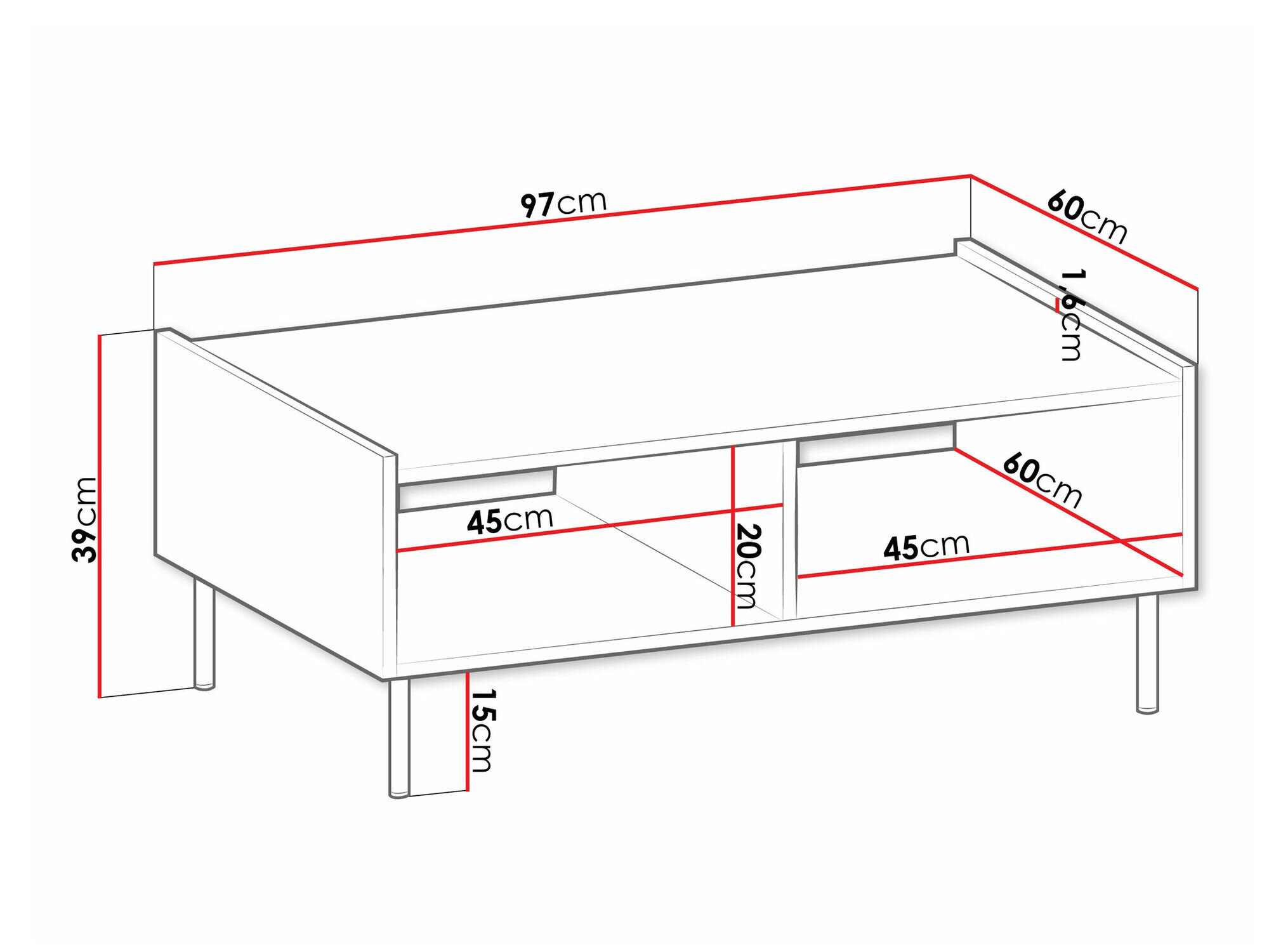 Sofabord Comfivo Belviro 102