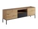 TV-bord Lunole 109 (Artisan eg + Sort)