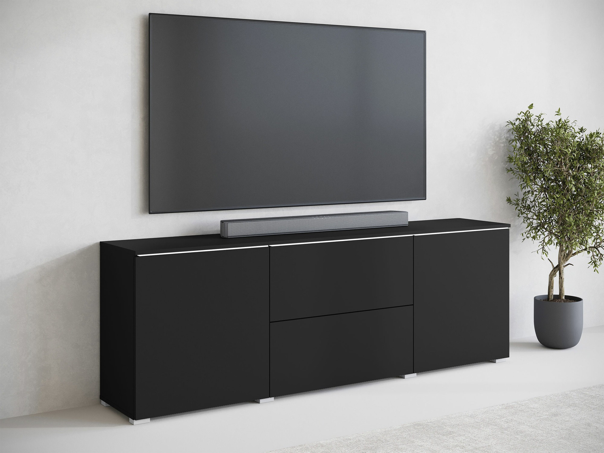 TV-bord Mirfivo 104 (Grafit)