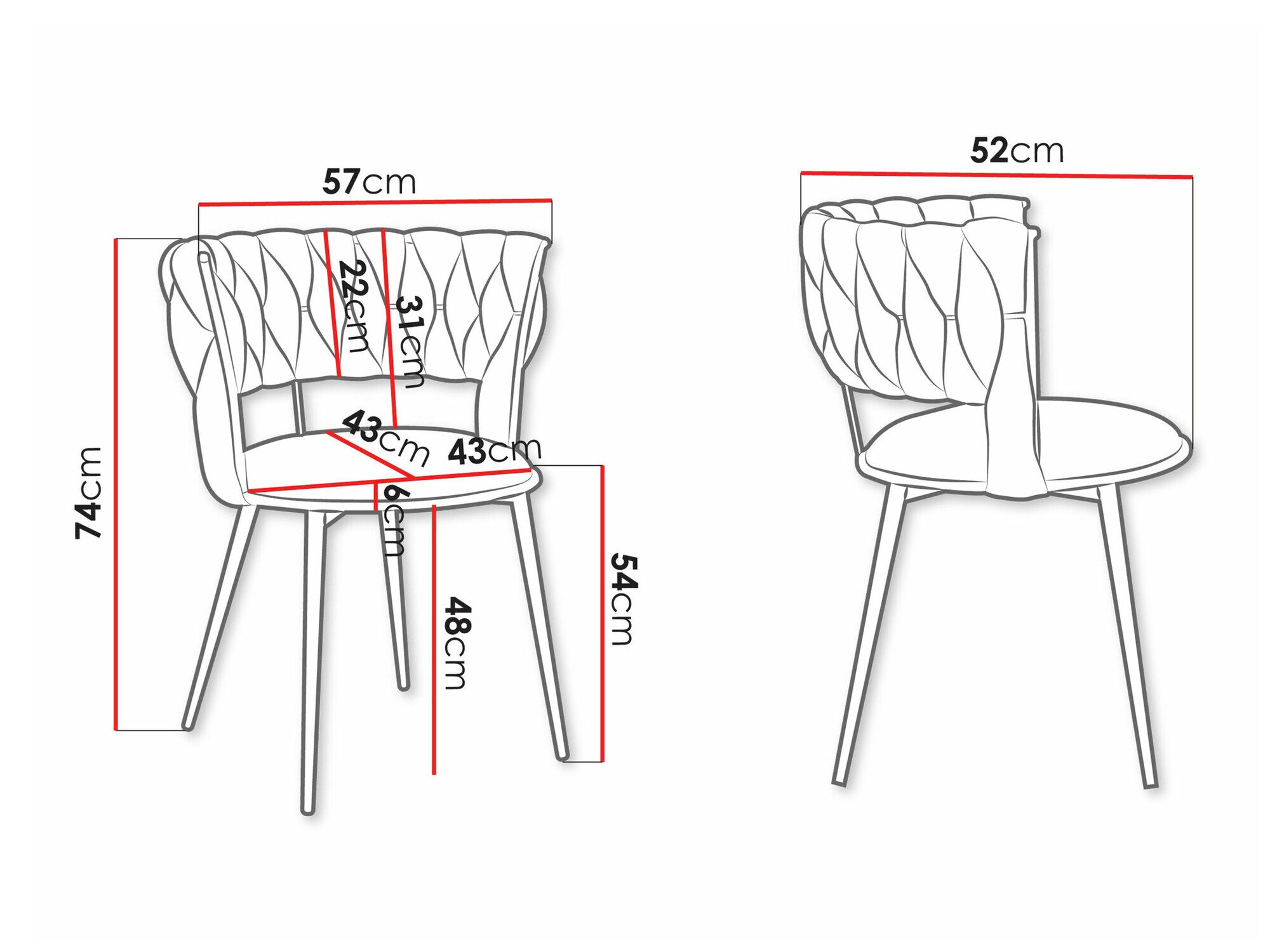 Stol Comfivo 440 (Sort)