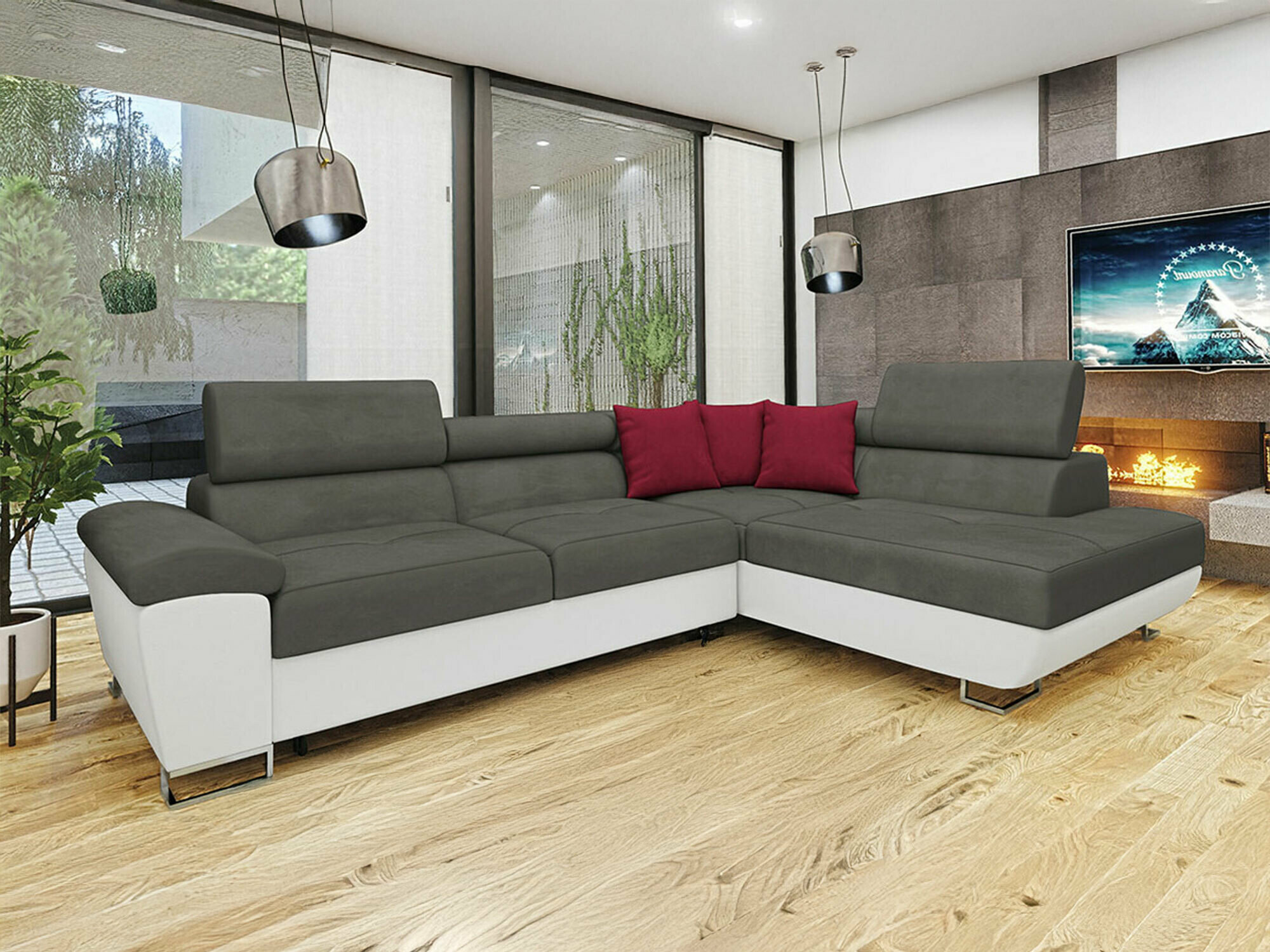 Hjørnesofa Comfivo Ruta II (Soft 017 + Uttario Velvet 2971 + Kronos 02)