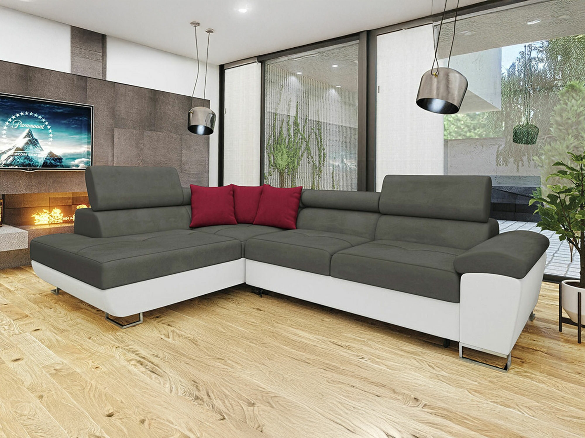 Hjørnesofa Comfivo Ruta II (Soft 017 + Uttario Velvet 2971 + Kronos 02)