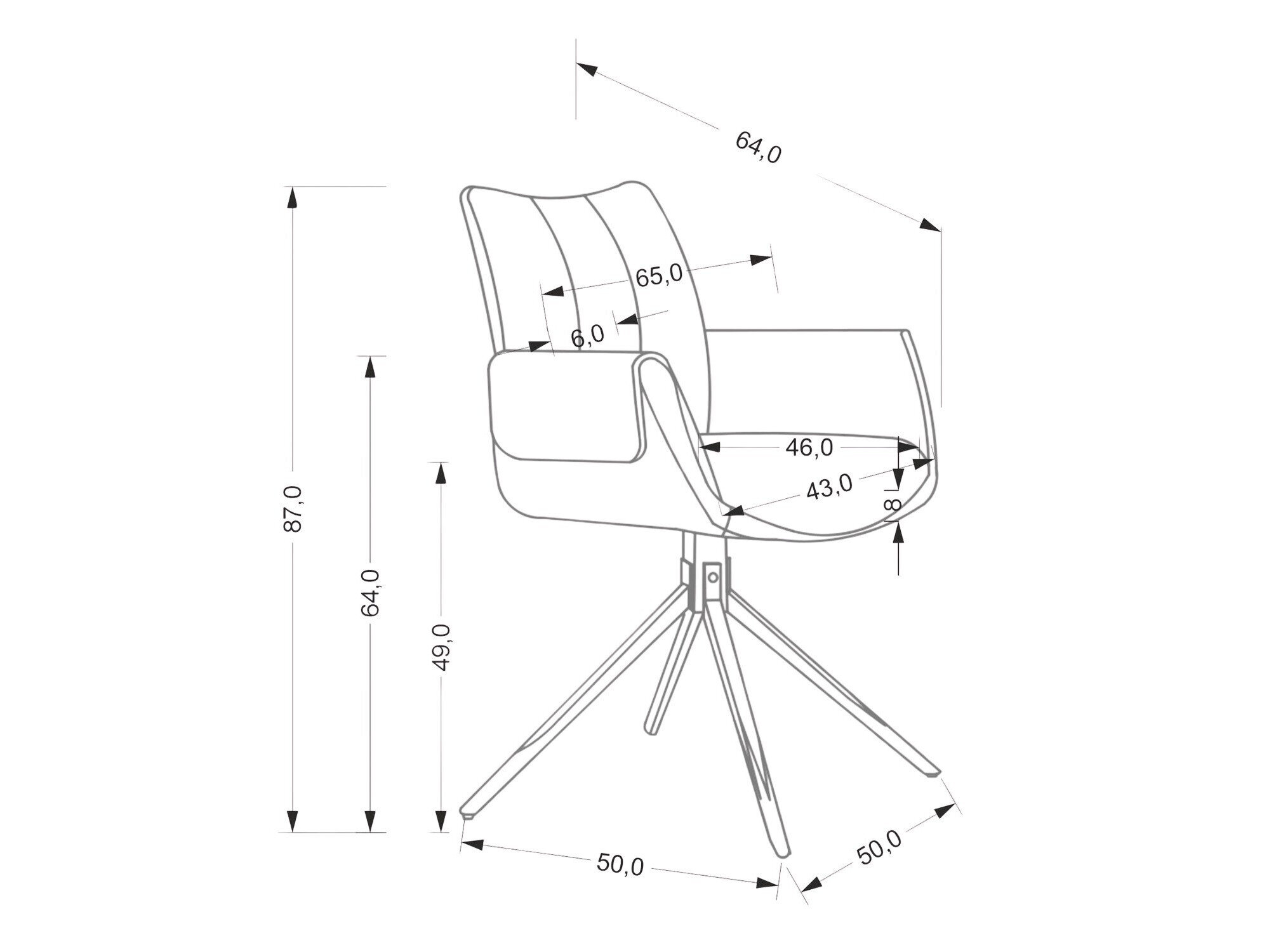 Stol Houston 1920 (Khaki)