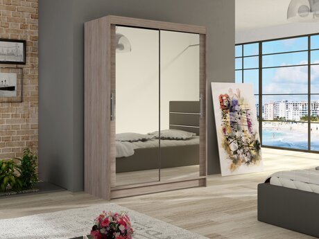 Garderobeskab Closico 129 (Trøffel egetræ)