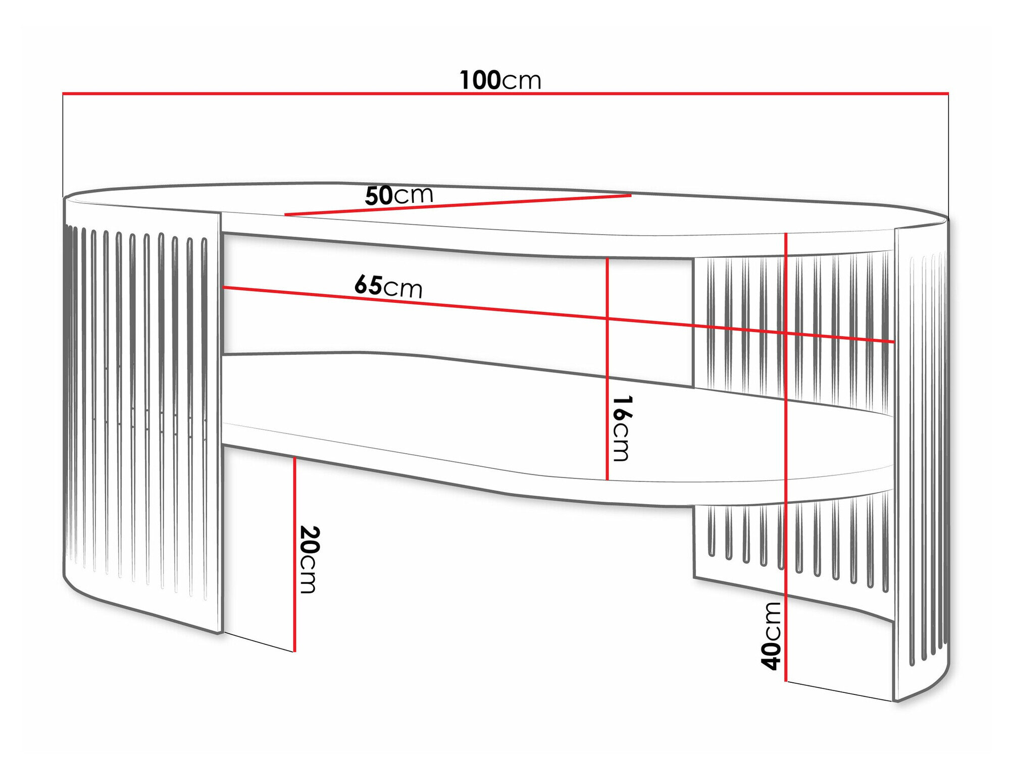 Sofabord Sordore 119 (Gylden + Kashmir)