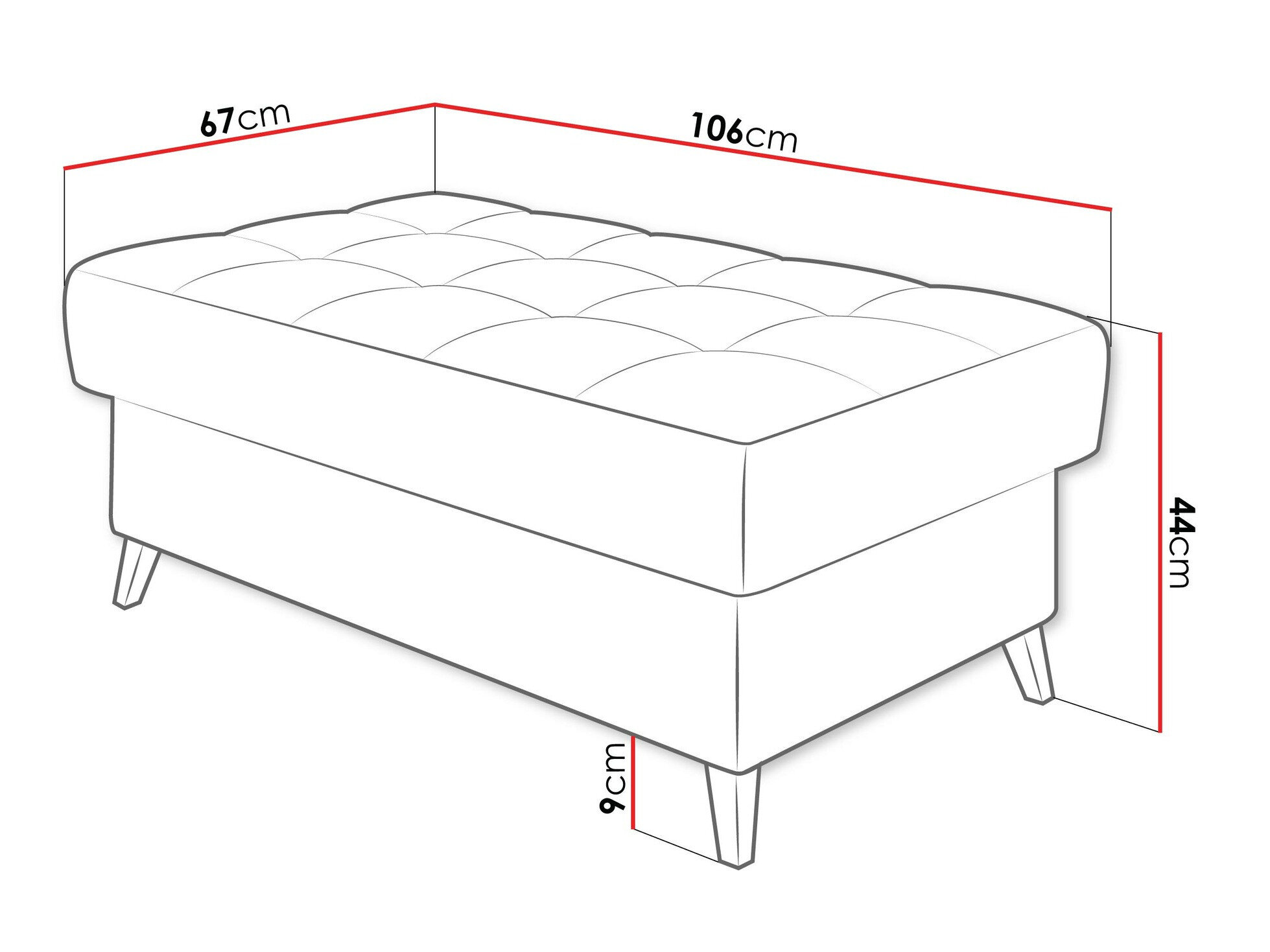 Polstret bænk Comfivo 236 (Flow 06)