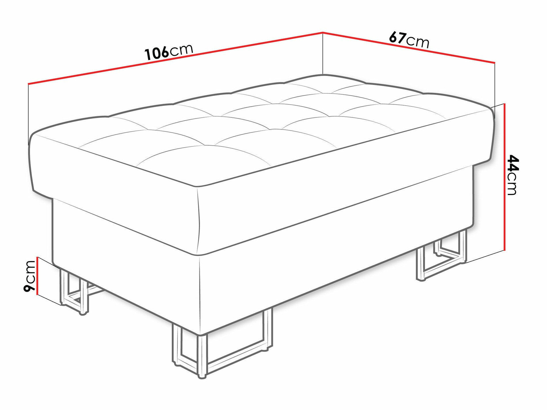 Polstret bænk Comfivo 237 (Magic Velvet 2217)