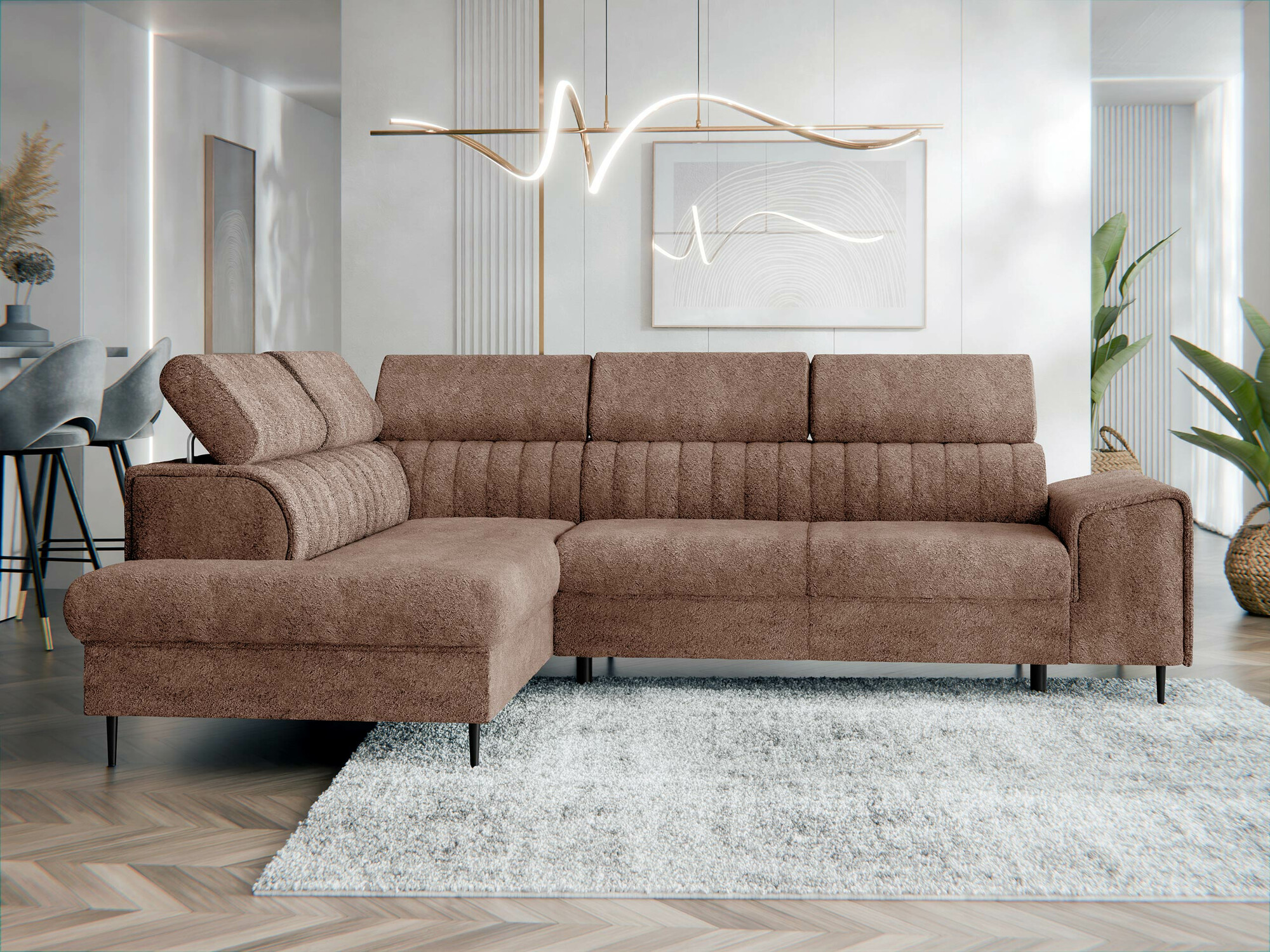 Hjørnesofa Comfivo Universum (Coral 45)