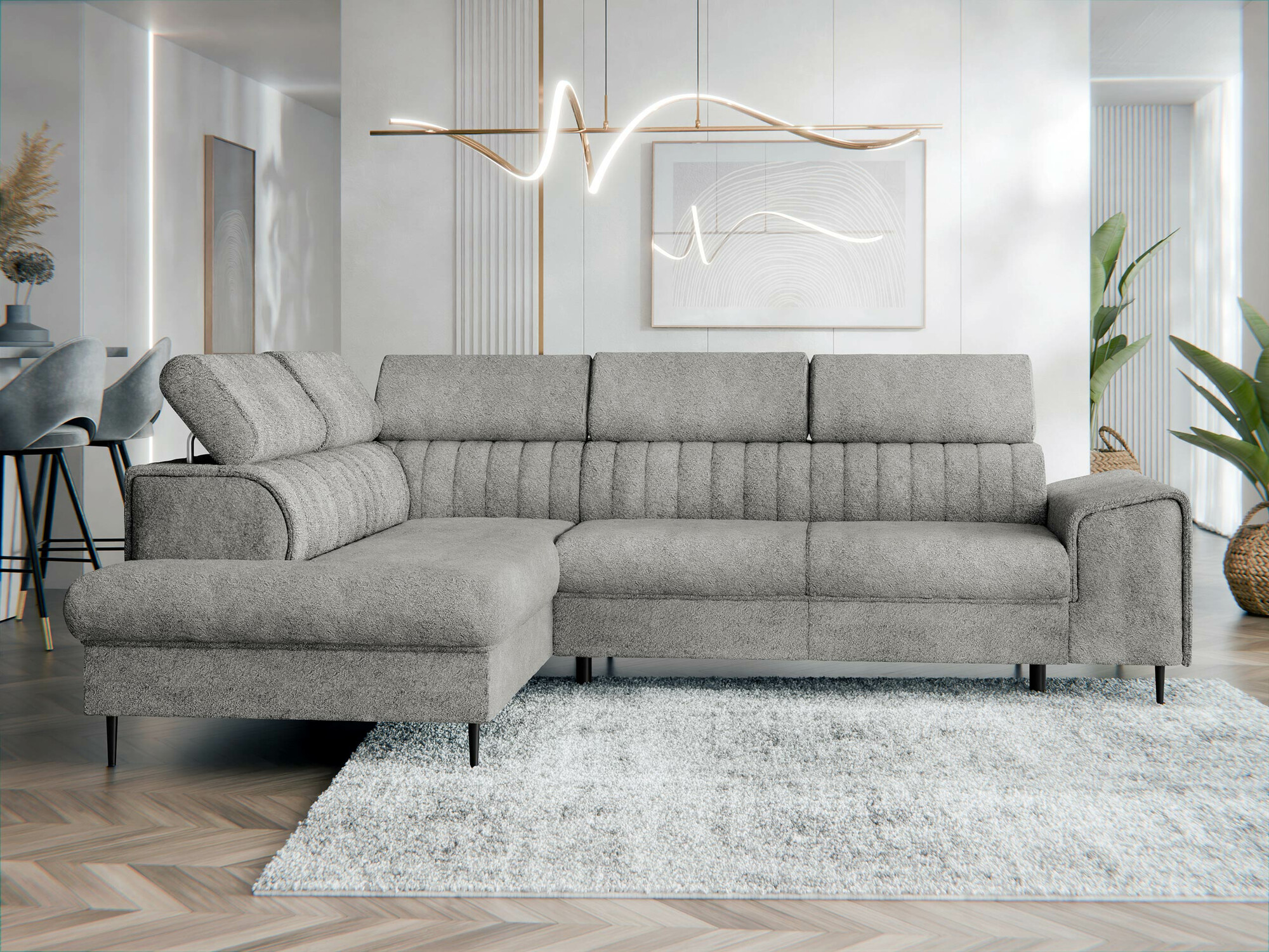Hjørnesofa Comfivo Universum (Coral 75)