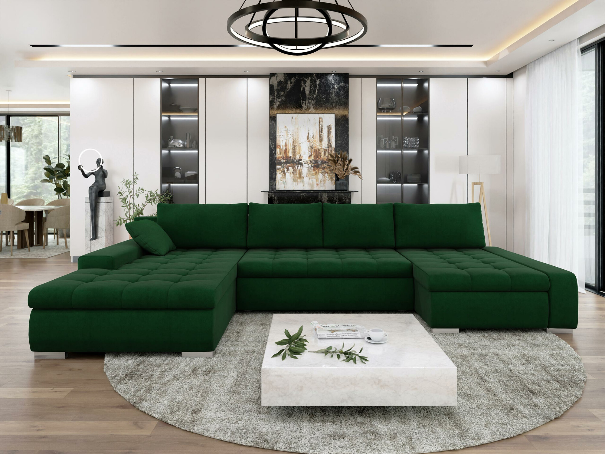 Hjørnesofa Comfivo Oliva (Uttario Velvet 2951)