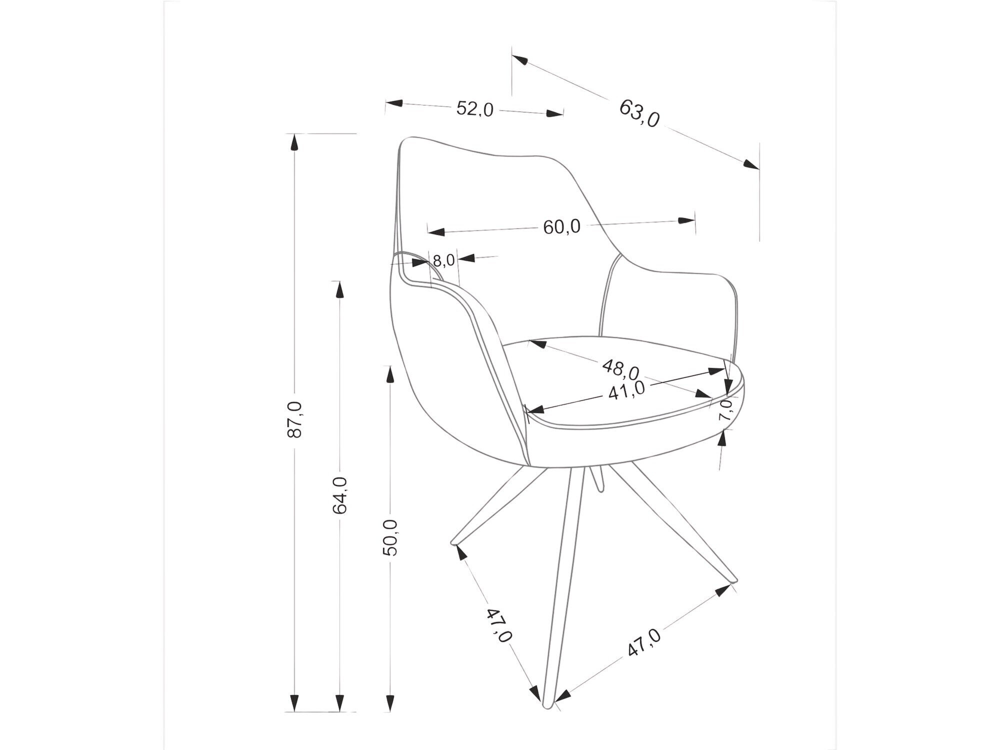 Stol Houston 1938 (Beige)
