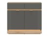 Kommode Teselbu 102 (Grå + Egetræ)