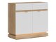 Kommode Teselbu 102 (Hvid + Egetræ)