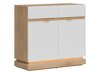 Kommode Teselbu 102 (Hvid + Egetræ)