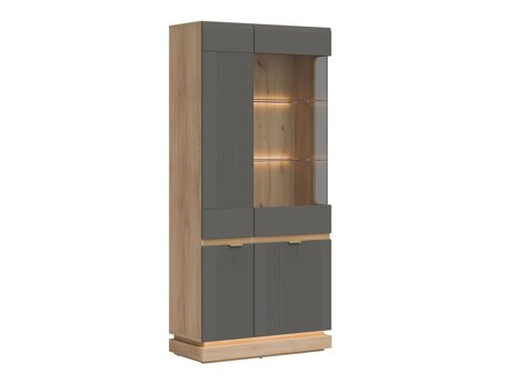 Reol Teselbu 111 (Grå + Egetræ)