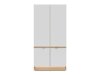 Garderobeskab Teselbu 113 (Hvid + Egetræ)