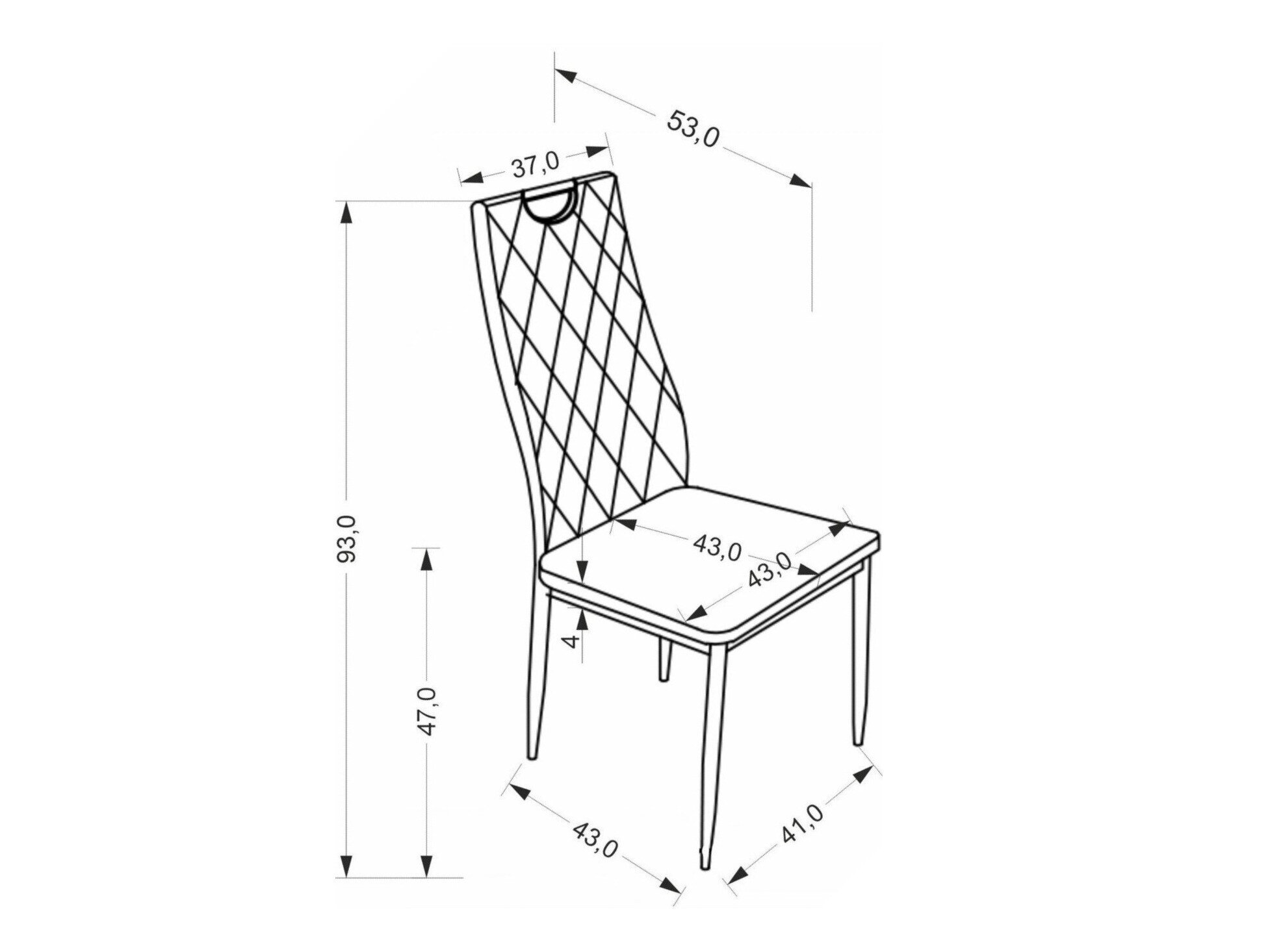 Stol Houston 1952 (Beige)